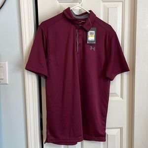 NWT Mens Under Armour Short Sleeved Sportweight Shirt, Sz M